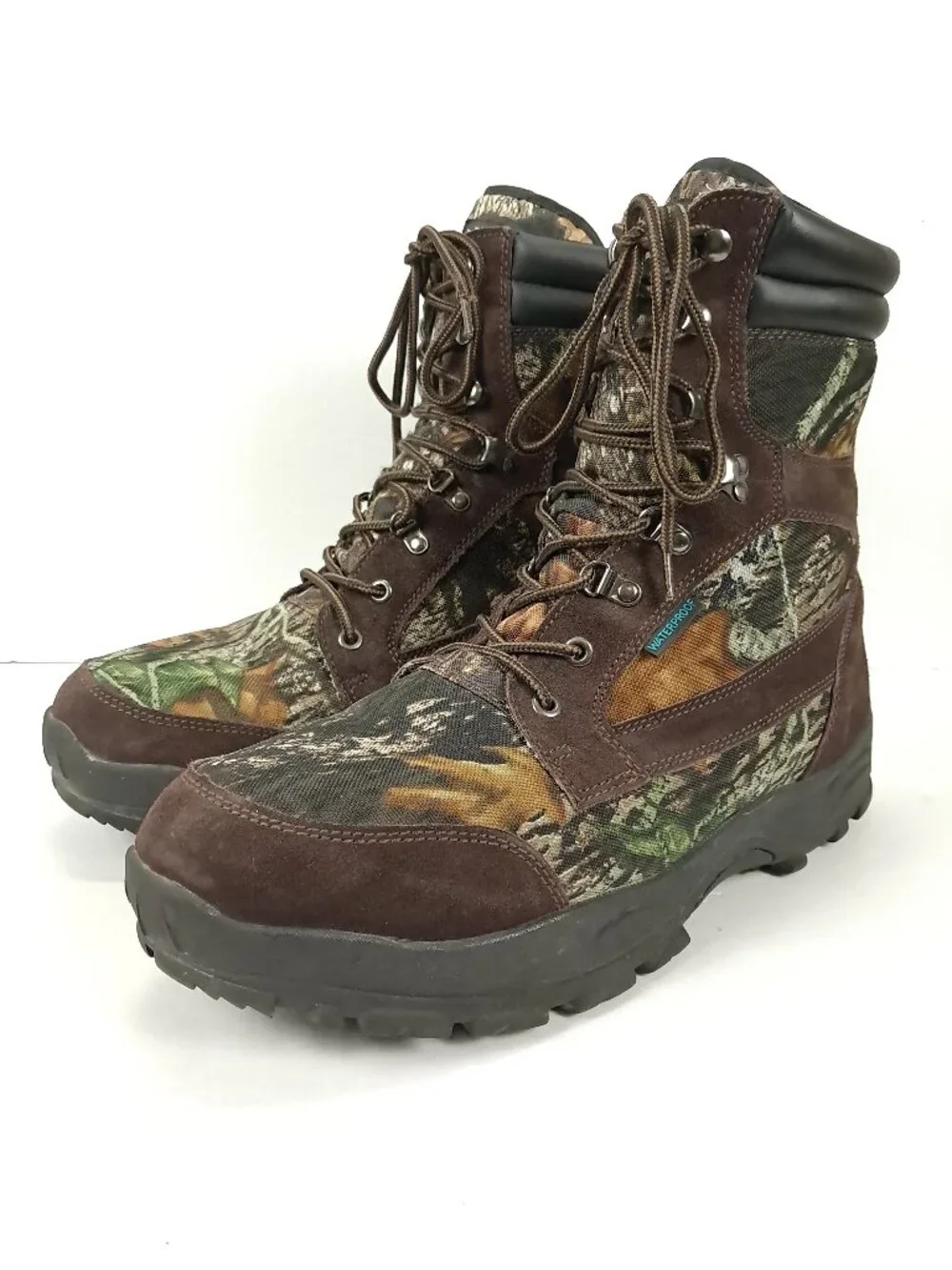 Itasca Camo Boots Men 14 Waterproof Insulated Lace Up Hunting 555218 Big Buck